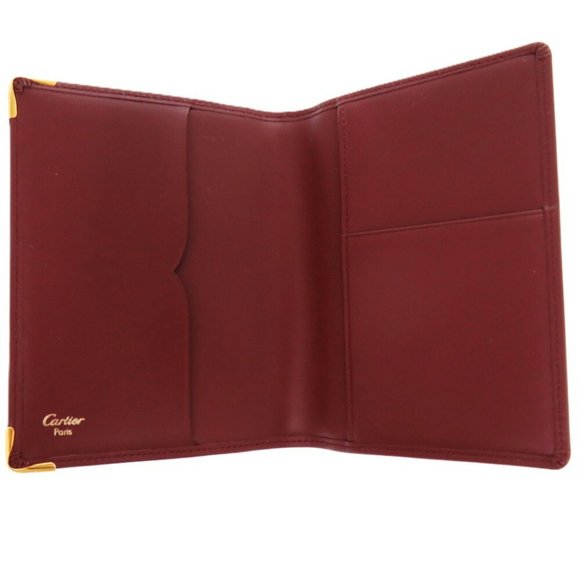 Like new Cartier Agenda Must Line Leather Bordeaux Red Planner Cover 0030CARTIER - Picture 7 of 9